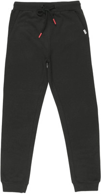 PROVOGUE Track Pant For Boys(Black, Pack of 1)