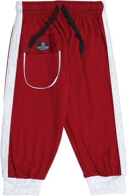 Classy N Casualz Track Pant For Boys & Girls(Red, Pack of 1)