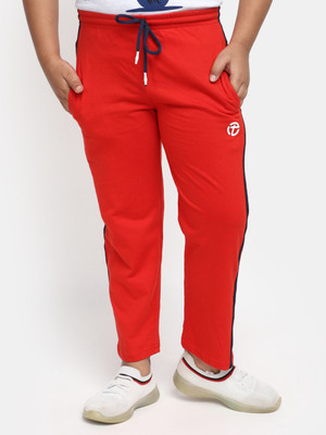 V-MART Track Pant For Boys(Red, Pack of 1)