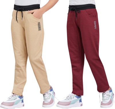 URBANRASCALS Track Pant For Girls(Multicolor, Pack of 2)