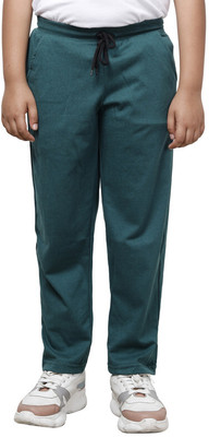 KAVYA Track Pant For Boys(Green, Pack of 1)