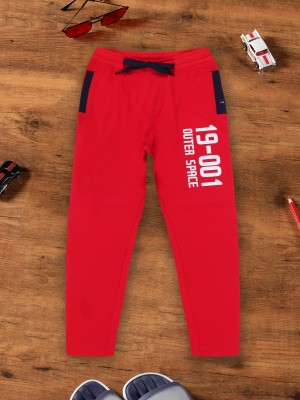 3Pin Track Pant For Boys(Red, Pack of 1)