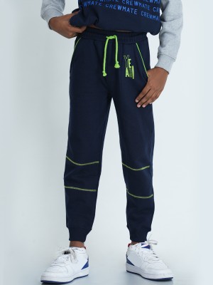 Mackly Track Pant For Boys(Blue, Pack of 1)