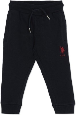 U.S. POLO ASSN. Track Pant For Baby Boys(Black, Pack of 1)