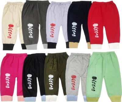 KidsApparel Track Pant For Baby Boys & Baby Girls(Multicolor, Pack of 10)