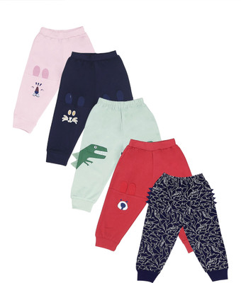 happiee bears Track Pant For Baby Boys & Baby Girls(Multicolor, Pack of 5)