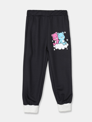Wyld Sprog Track Pant For Girls(Dark Green, Pack of 1)