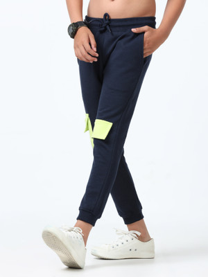 Codez Track Pant For Boys(Dark Blue, Pack of 1)