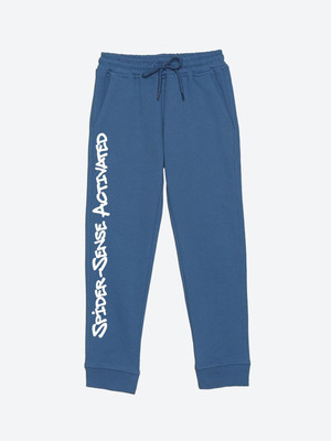 YK Marvel Track Pant For Boys(Blue, Pack of 1)