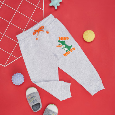 Pantaloons Baby Track Pant For Boys(Grey, Pack of 1)