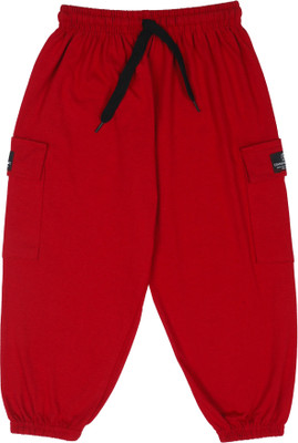 Classy N Casualz Track Pant For Boys & Girls(Red, Pack of 1)