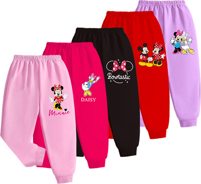 DISNEY BY MISS & CHIEF Track Pant For Girls(Multicolor, Pack of 5)