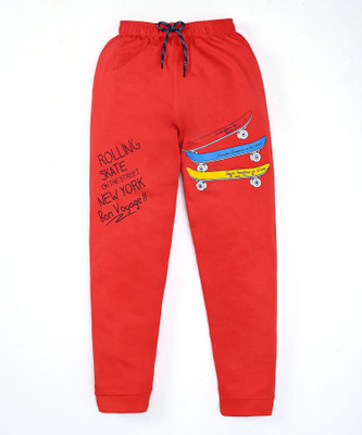 Wonder Klothes Track Pant For Boys & Girls(Red, Pack of 1)