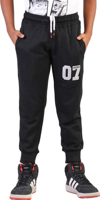 Basis Track Pant For Boys(Black, Pack of 1)