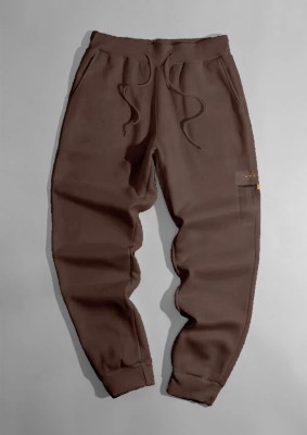 Codez Track Pant For Boys(Brown, Pack of 1)