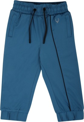 Allen Solly Track Pant For Boys(Blue, Pack of 1)