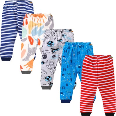 KidBee Track Pant For Baby Boys(Multicolor, Pack of 5)