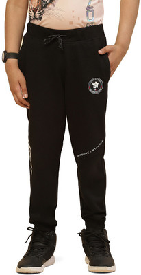 MONTE CARLO Track Pant For Boys(Black, Pack of 1)