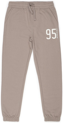 Alan Jones Track Pant For Boys(Grey, Pack of 1)