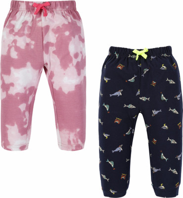 3Pin Track Pant For Baby Boys & Baby Girls(Pink, Pack of 2)