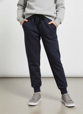 MACK JONNEY Track Pant For Girls(Blue, Pack of 1)