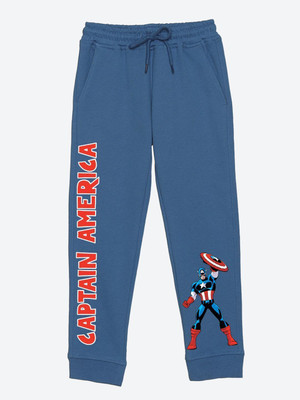 WYM TREND Track Pant For Boys(Blue, Pack of 1)