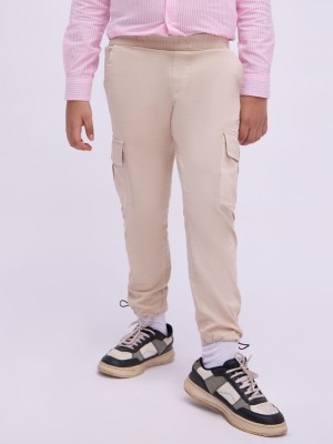 BOMBAY HIGH Track Pant For Boys(Beige, Pack of 1)