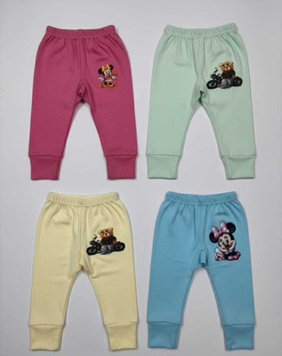 Bella Boutique Track Pant For Baby Boys & Baby Girls(Multicolor, Pack of 4)
