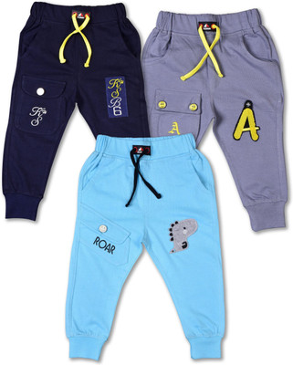 Worton Fashion Track Pant For Boys(Multicolor, Pack of 3)