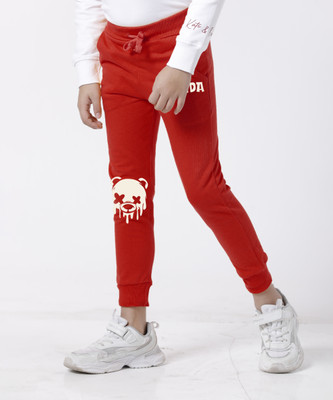 INNEB Track Pant For Boys(Red, Pack of 2)