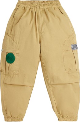 Hopscotch Track Pant For Boys(Yellow, Pack of 1)