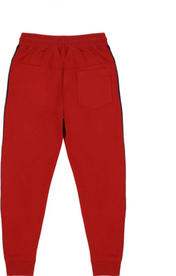 Plum Tree Track Pant For Boys(Red, Pack of 1)