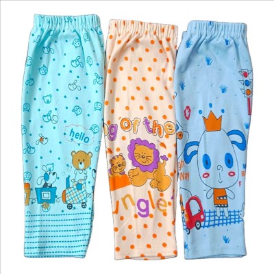 PALMLON Track Pant For Baby Boys & Baby Girls(Multicolor, Pack of 3)