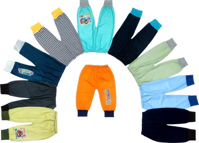 FAWORLD Track Pant For Baby Boys & Baby Girls(Multicolor, Pack of 10)