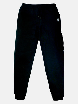 KiddoPanti Track Pant For Boys(Black, Pack of 1)
