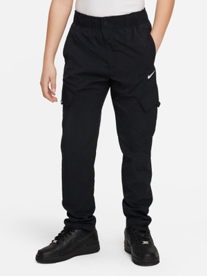 NIKE Track Pant For Boys & Girls(Black, Pack of 1)