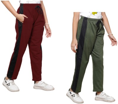 KAVYA Track Pant For Girls(Multicolor, Pack of 2)