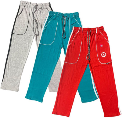 AMNOUR Track Pant For Boys(Multicolor, Pack of 3)