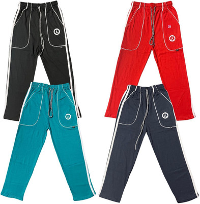 AMNOUR Track Pant For Boys(Multicolor, Pack of 4)