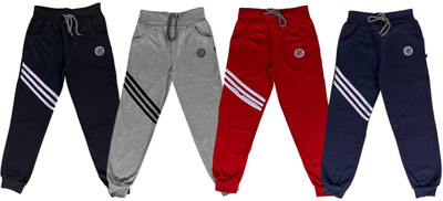 100LUCK Track Pant For Boys & Girls(Multicolor, Pack of 4)