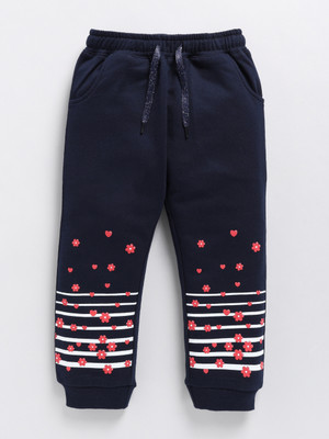 KIDCITY Track Pant For Girls(Dark Blue, Pack of 1)