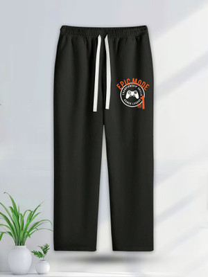 RUNSTARS Track Pant For Boys(Black, Pack of 1)