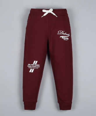 Plum Tree Track Pant For Boys(Brown, Pack of 1)