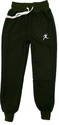u.s.pitchers Track Pant For Boys(Green, Pack of 1)