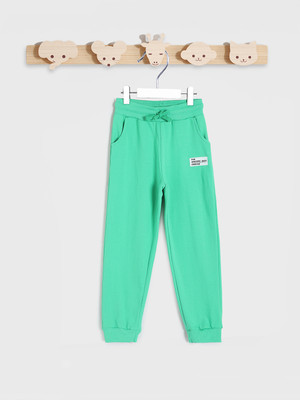 JUNIORS by Babyshop Track Pant For Boys(Green, Pack of 1)