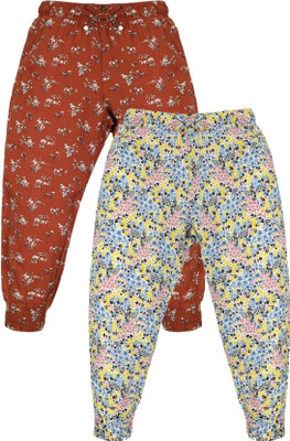 Plum Tree Track Pant For Girls(Orange, Pack of 2)