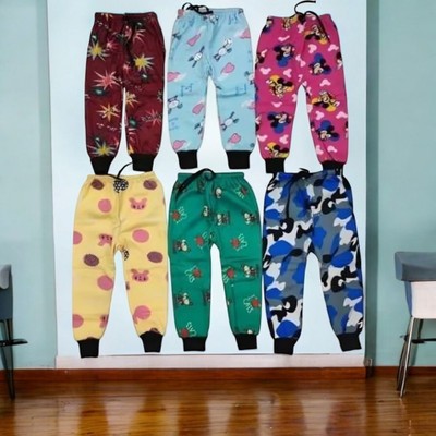 ZIMBLE Track Pant For Boys & Girls(Multicolor, Pack of 6)