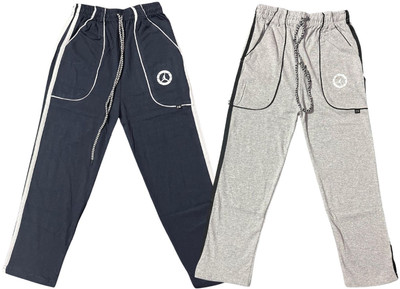 AMNOUR Track Pant For Boys(Multicolor, Pack of 2)