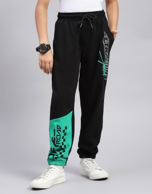 MONTE CARLO Track Pant For Boys(Black, Pack of 1)