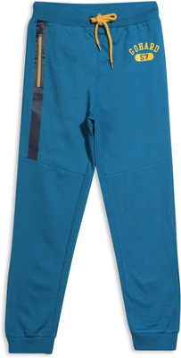 Alan Jones Track Pant For Boys(Blue, Pack of 1)